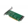 ICY DOCK EXLink MB308A PCIe 4.0 x16 NVMe Adapter Card with 2 x SlimSAS 8i (SFF-8654) Connectors & Redriver