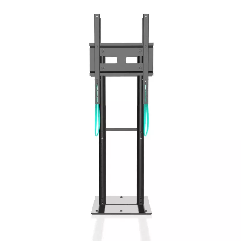 ONKRON FPRO2L-20-B Mobile TV Cart Stand for 55 inch-100 inch TVs, Black