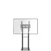 ONKRON FPRO2L-20-B Mobile TV Cart Stand for 55 inch-100 inch TVs, Black