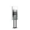 ONKRON FPRO2L-20-B Mobile TV Cart Stand for 55 inch-100 inch TVs, Black