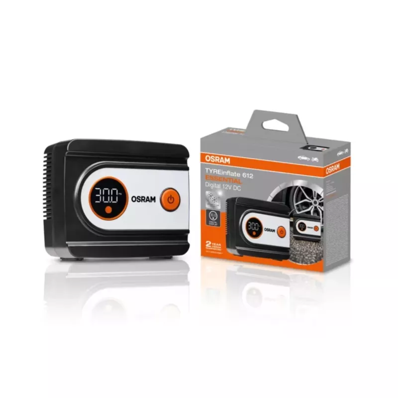 OSRAM TyreInflate 612 Essential 12V Car Tyre Inflator Compressor