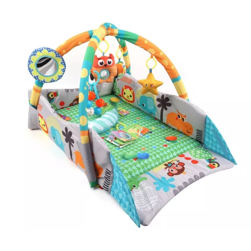 MILLY MALLY 4-in-1 Jungle Educational Mat, Dry Pool, Playpen