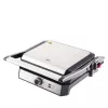 ELDOM GK200 GRILO Contact Grill 2000W Adjustable Thermostat Non-Stick Plates Black/Silver