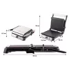 ELDOM GK200 GRILO Contact Grill 2000W Adjustable Thermostat Non-Stick Plates Black/Silver