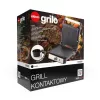 ELDOM GK200 GRILO Contact Grill 2000W Adjustable Thermostat Non-Stick Plates Black/Silver