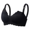 MOMCOZY YN46 Seamless Support Floral Nursing Bra Black 2XL