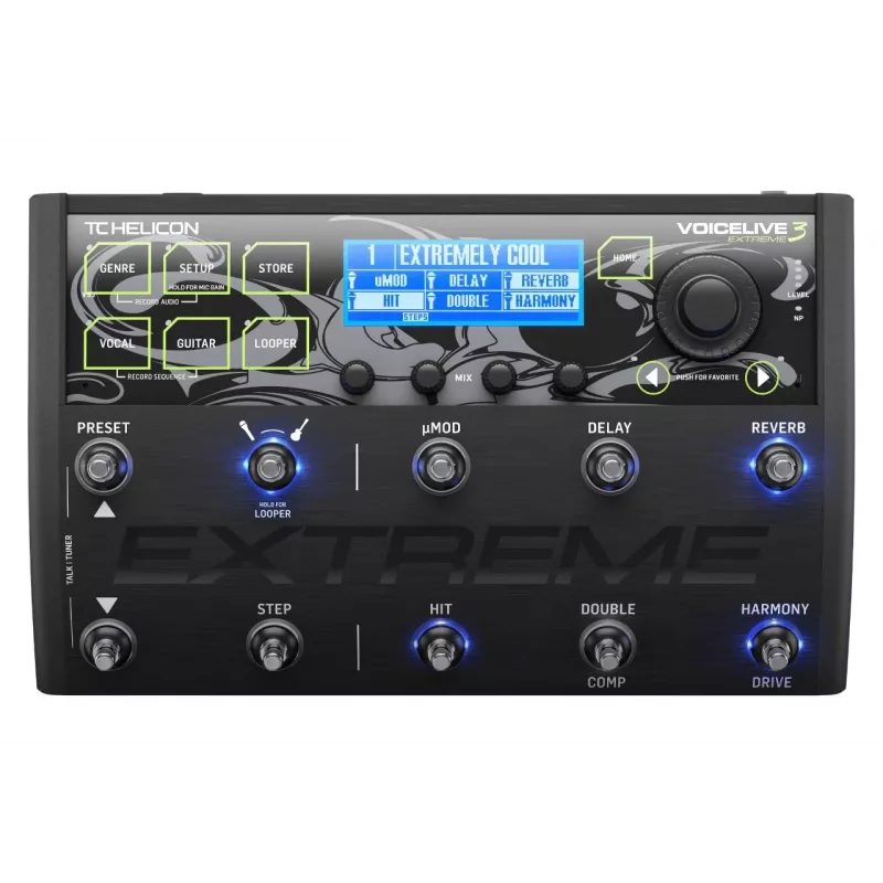 TC-Helicon VoiceLive 3 Extreme - Guitar & Vocal Multi-Effects Processor with Looper
