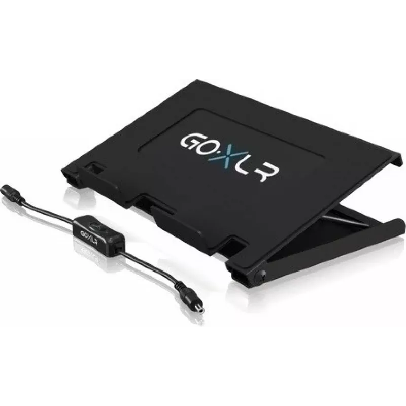 TC Helicon GO XLR Desk Stand – Desktop Stand for GO XLR, Black, Steel