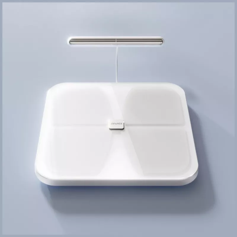 AWEI SS1 Multifunctional Body Scale with Bluetooth 5.0, White