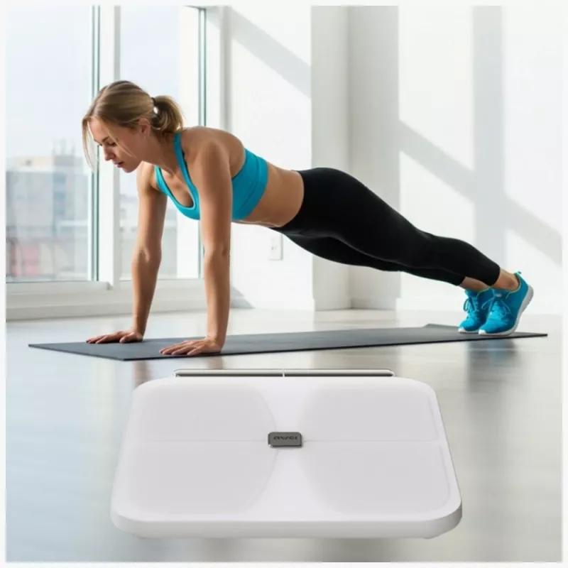 AWEI SS1 Multifunctional Body Scale with Bluetooth 5.0, White