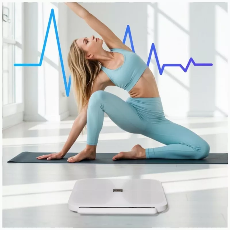 AWEI SS1 Multifunctional Body Scale with Bluetooth 5.0, White
