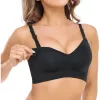 MOMCOZY YN21 Maternity Nursing Bra Black S