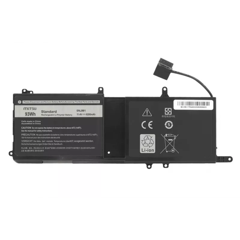 MITSU Laptop Battery for Dell Latitude 3410, 3510, Inspiron 5401, 5402, 5501, 5502, 5505 - 3600mAh, 11.4V, 41Wh, Li-Ion