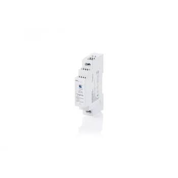 DIGITUS 12V / 1.25A / 15W Step-Shape DIN-Rail Power Supply (Ultra-Slim, Class II)