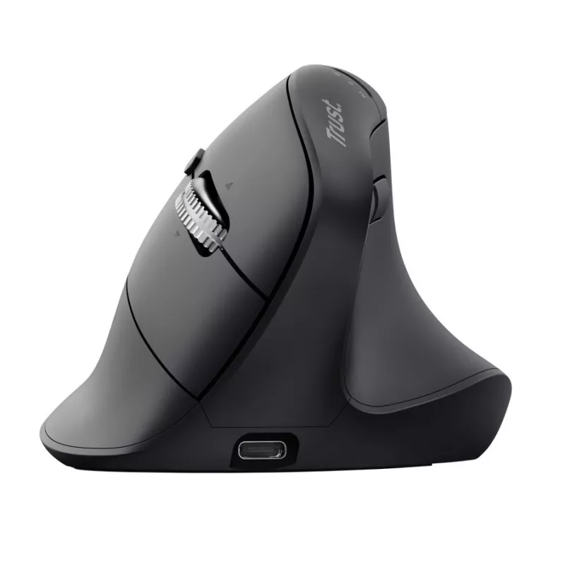 Trust Vyran Ergo Hyperscroll Wireless Mouse - Right-Hand, Optical, 4800 DPI, RGB, Rechargeable