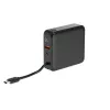 Gembird PB10-WPC15-LCD-01 Fast Charging Power Bank with Wireless Charger, 20W, 10000 mAh, Black