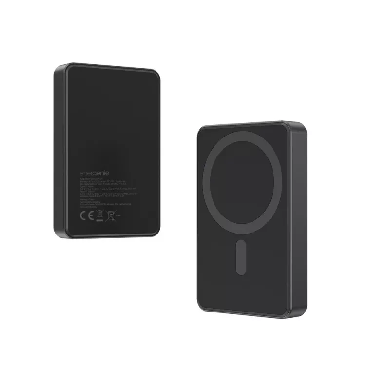 Gembird PB10-WPC15M-01 Magnetic Wireless Powerbank 15W, 10000 mAh, Black