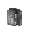 Gembird PB20-PD65-LCD-01 Fast Charging Power Bank with Integrated Cables, 65W, 20000 mAh, Black