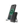 Gembird PB10-WPC15MS-01 Magnetic Wireless Powerbank with Integrated Stand, 15W, 10000 mAh, Black