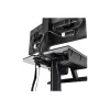 Ergotron WorkFit-C Single HD Sit-Stand Workstation - Mobile Cart - Black, Grey - 12.7 kg - 76.2 cm (30 inch) - VESA 75x75, 100x100, 200x100, 200x200 - 360°