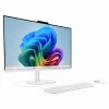 HP OmniStudio All-in-One 27-cw0174ng PC, 27 inch QHD Display, AMD Ryzen AI 7 445, 24GB RAM, 512GB SSD, Windows 11 Home, White