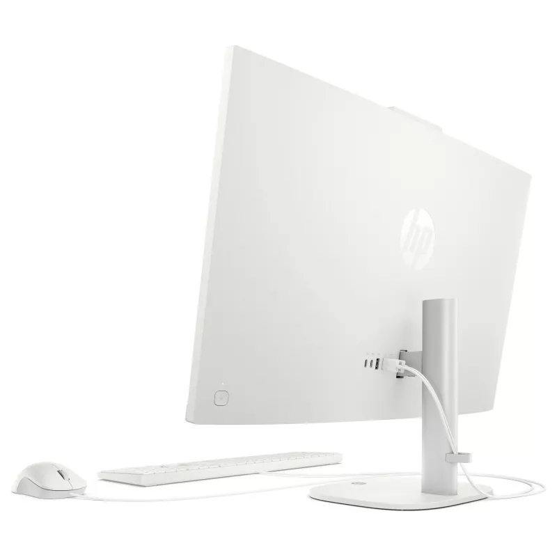 HP OmniStudio All-in-One 27-cw0174ng PC, 27 inch QHD Display, AMD Ryzen AI 7 445, 24GB RAM, 512GB SSD, Windows 11 Home, White