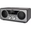 TechniSat DIGITRADIO 602 DAB+/FM/Internet Radio with Bluetooth, CD Player, and Qi Wireless Charging - Anthracite/Silver