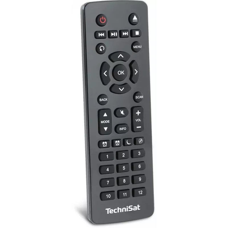 TechniSat DIGITRADIO 602 DAB+/FM/Internet Radio with Bluetooth, CD Player, and Qi Wireless Charging - Anthracite/Silver