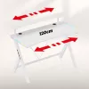 Huzaro Hero 1.9 RGB White Gaming Desk