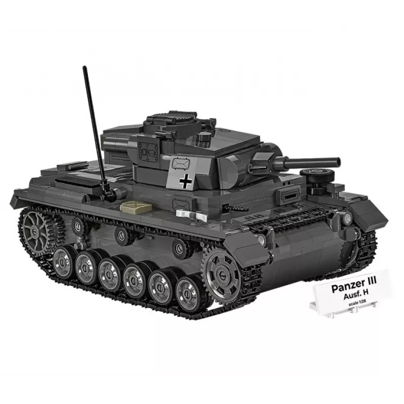 COBI 958 PCS HC WWII Panzer III Ausf. H Building Blocks Set