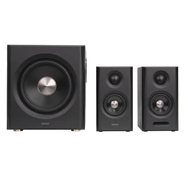 Edifier S355DB 2.1 Bookshelf Speaker System with Subwoofer, Black