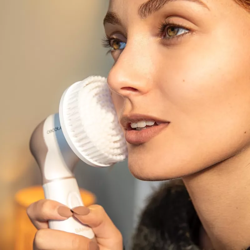 Cecotec FaceCare TotalClean Facial Cleansing Brush, White