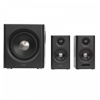 Edifier S355DB 2.1 Bookshelf Speaker System with Subwoofer, Walnut