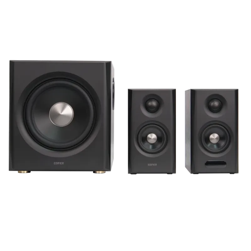 Edifier S355DB 2.1 Bookshelf Speaker System with Subwoofer, Walnut