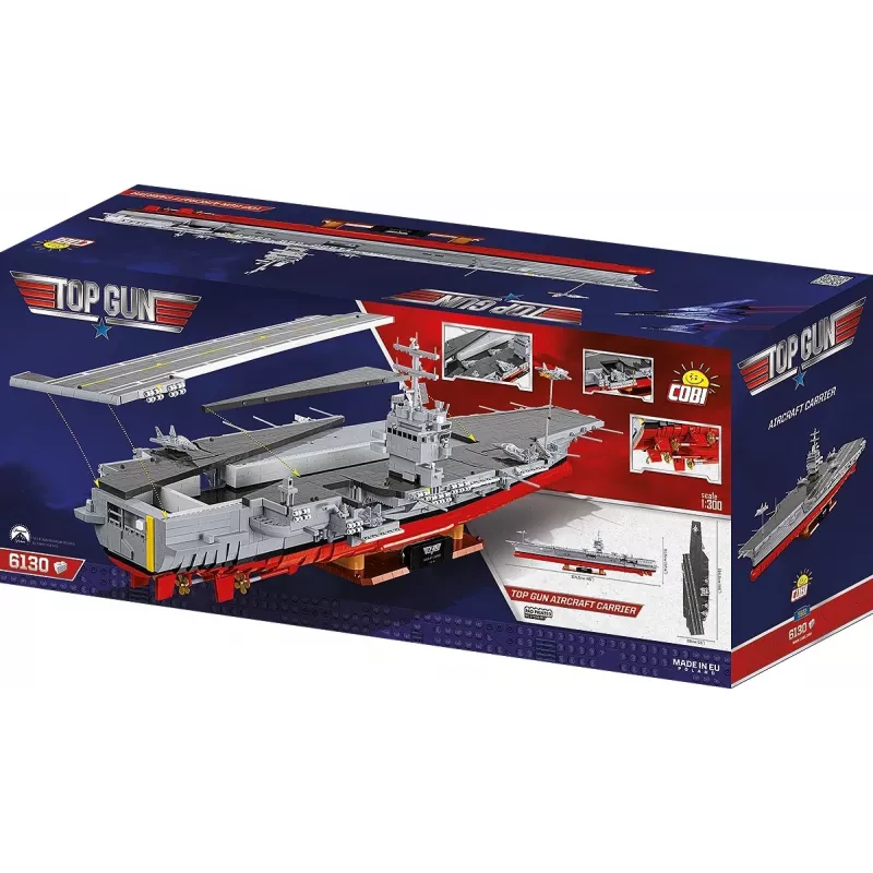 COBI KLOCKI Blocks Top Gun Aircraft Carrier 6130 Pieces