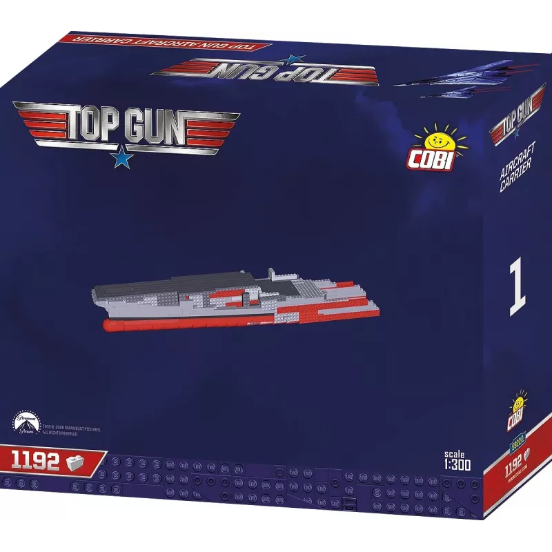 COBI KLOCKI Blocks Top Gun Aircraft Carrier 6130 Pieces