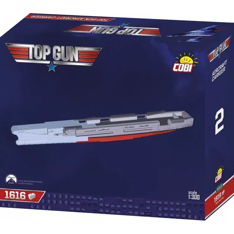 COBI KLOCKI Blocks Top Gun Aircraft Carrier 6130 Pieces