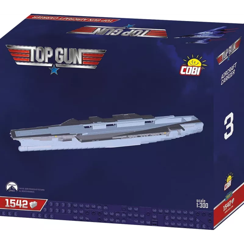 COBI KLOCKI Blocks Top Gun Aircraft Carrier 6130 Pieces