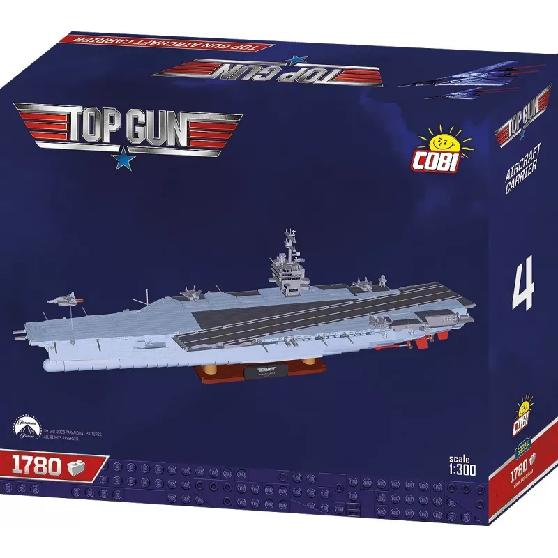 COBI KLOCKI Blocks Top Gun Aircraft Carrier 6130 Pieces