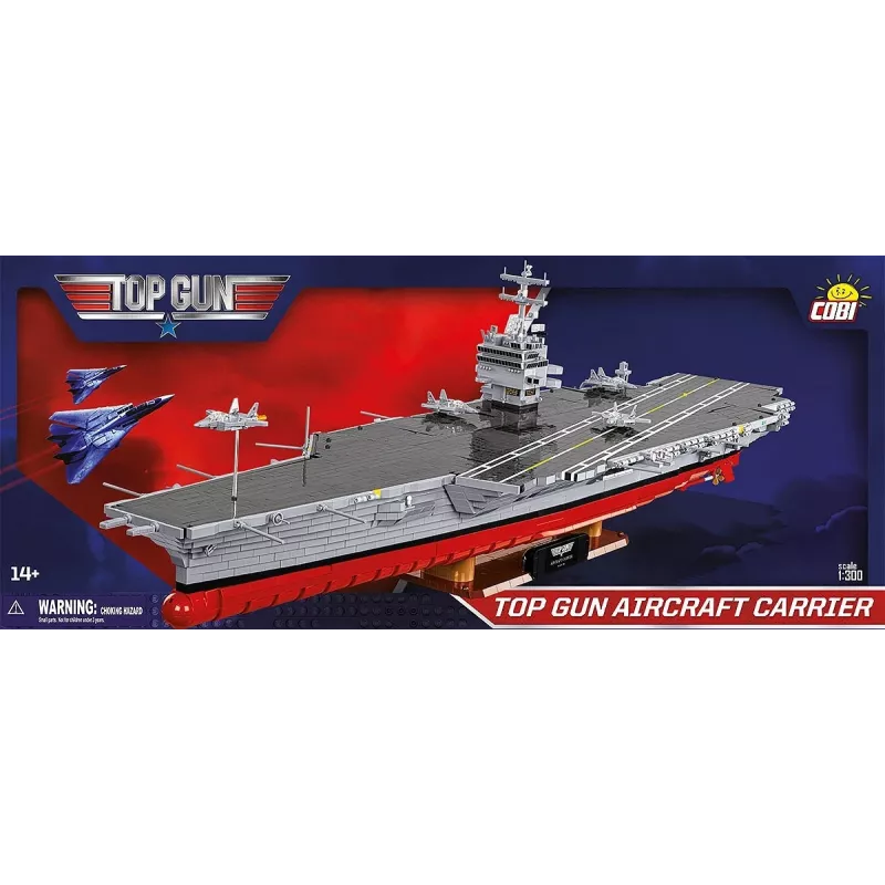 COBI KLOCKI Blocks Top Gun Aircraft Carrier 6130 Pieces