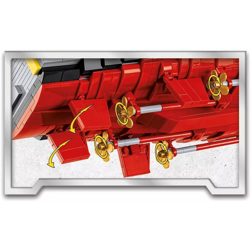 COBI KLOCKI Blocks Top Gun Aircraft Carrier 6130 Pieces