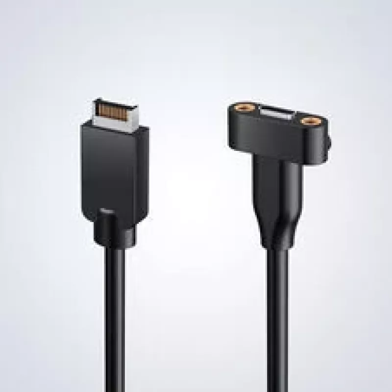GRAUGEAR G-ETC-20G-B High-Speed USB-C Port Retrofit Kit with PCI Slot Bracket, 0.5m, Black
