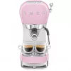 Smeg ECF02PKEU 50s Retro Style Espresso Coffee Machine, 1350 W, Pink