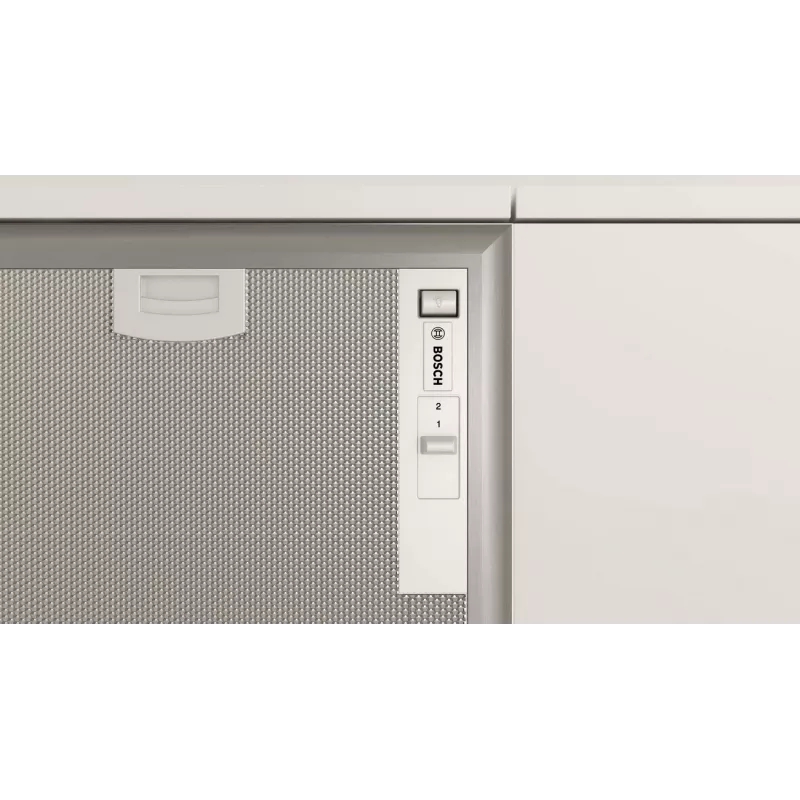 Bosch Serie 4 DHL555BM Built-in Cooker Hood, Silver, 604 m³/h