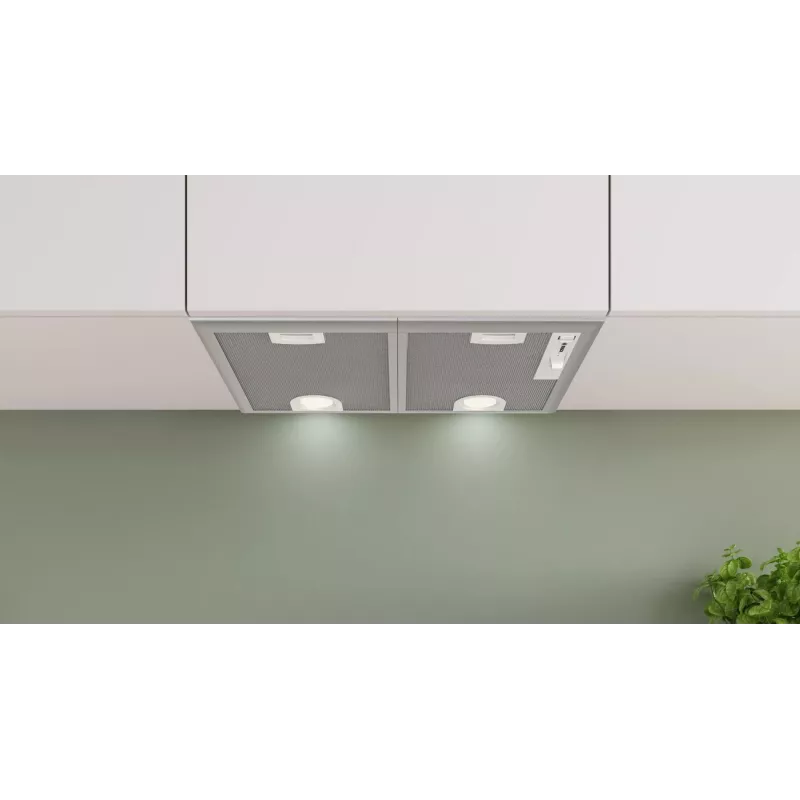 Bosch Serie 4 DHL555BM Built-in Cooker Hood, Silver, 604 m³/h