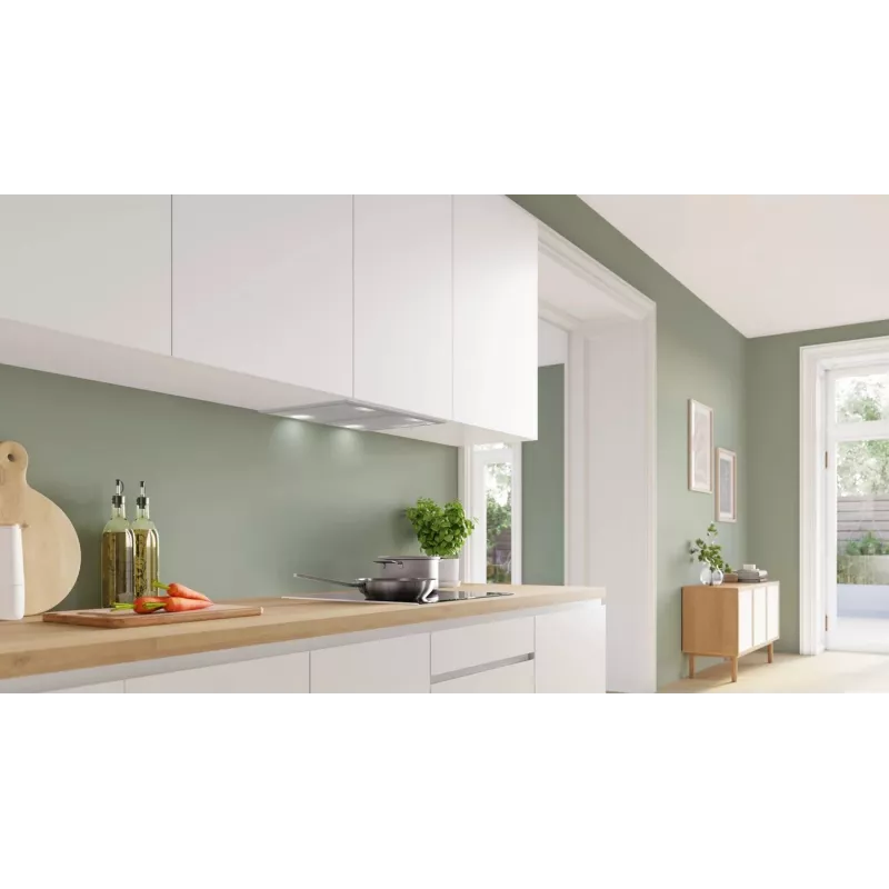 Bosch Serie 4 DHL555BM Built-in Cooker Hood, Silver, 604 m³/h