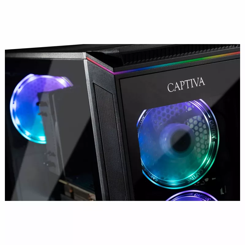 Captiva PC Highend Gaming I89-832 Intel Core Ultra 7 265KF, 32GB DDR5 RAM, 1TB M.2 SSD, Nvidia GeForce RTX 5070 (12GB GDDR7), Z890, Windows 11 Home