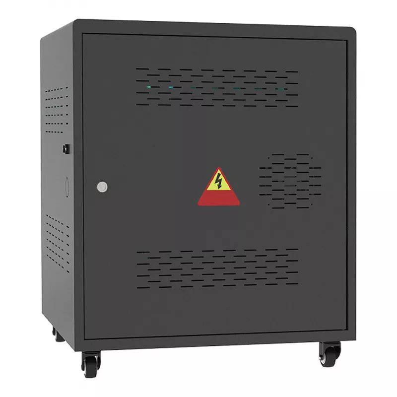 GoodConnections ANTARES N20E Notebook Charging Trolley up to 15.6 inch with UVC Disinfection, Black
