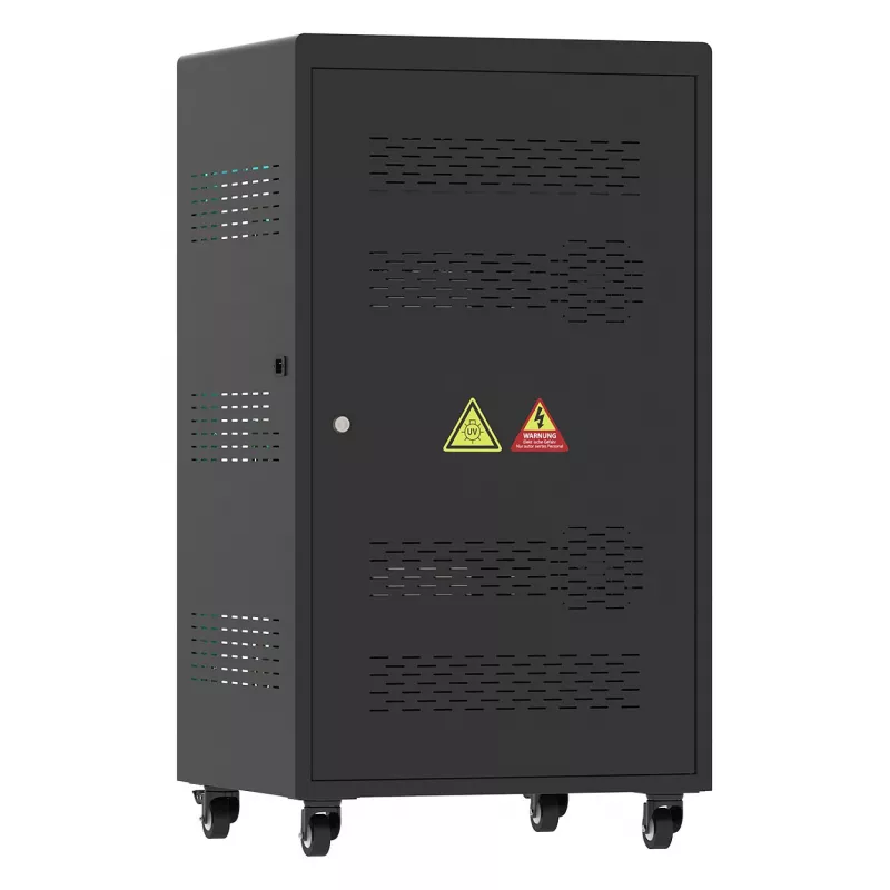 GoodConnections ANTARES PRO N36C Notebook Charging Trolley up to 15.6 inch USB-C 65W Port PD3.0 UVC Disinfection Black