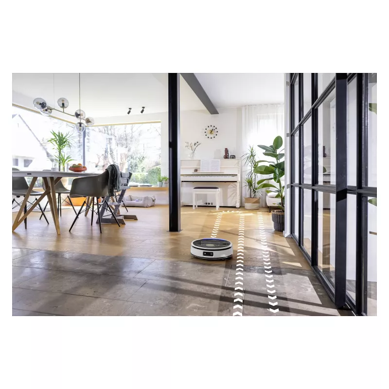 Kärcher RVF 7 Comfort Robotic Vacuum Cleaner, Bagless, White, 150 min Runtime